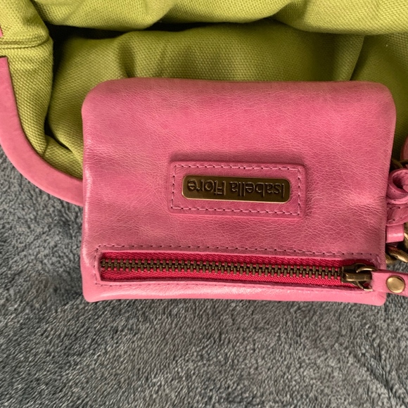 Isabella Fiore pink leather handbag - Picture 6 of 8